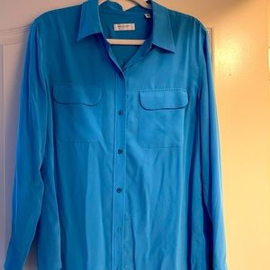 Equipment Slim Signature Silk Shirt Size L NWOT